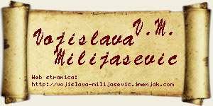 Vojislava Milijašević vizit kartica